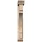 Ekena Millwork Merced Traditional Smooth Bracket w/ Offset Brace, Douglas Fir, 5 1/2"W x 28"D x 40"H BKT0604X28X40MRC01SDF - alternate 3